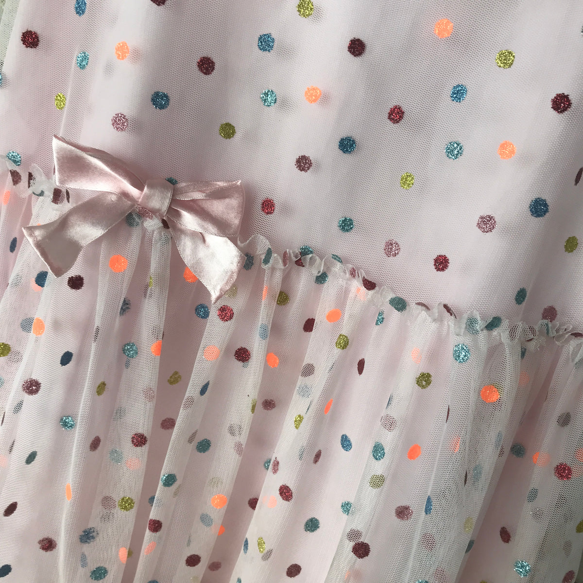 Glitter like the stars spotty dress - size 9