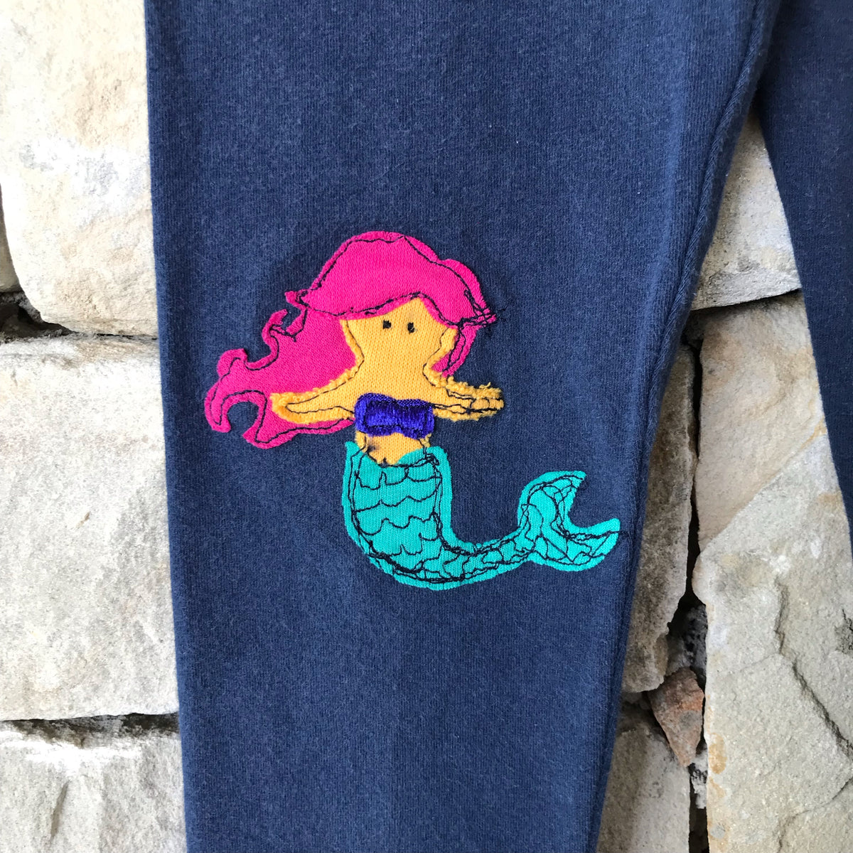 Mermaid leggings: Size 4