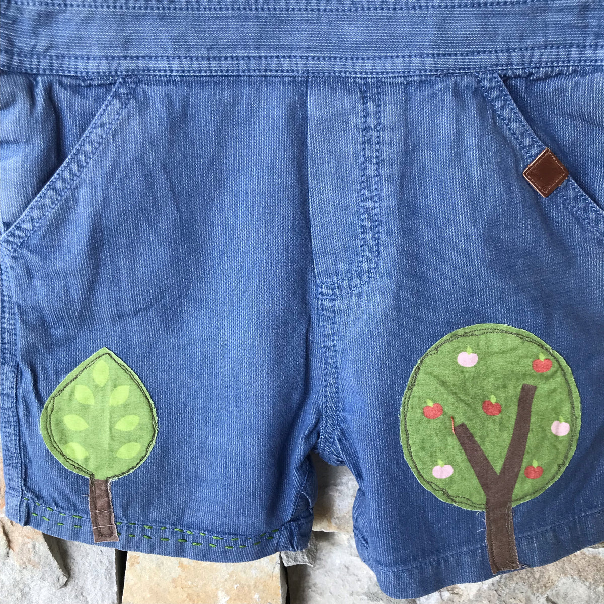 Whimsical woodland overalls