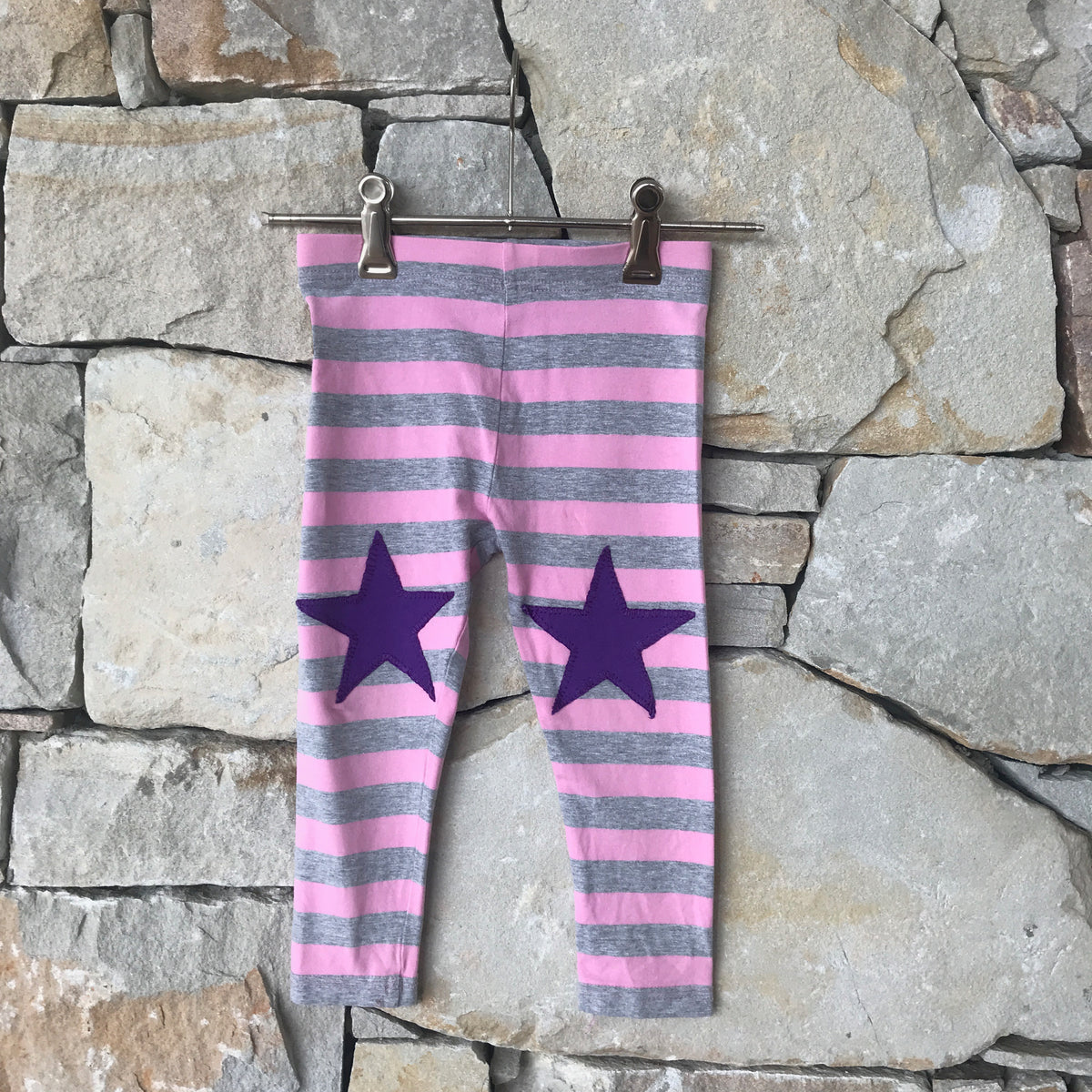 Stripes and stars leggings: Size 2