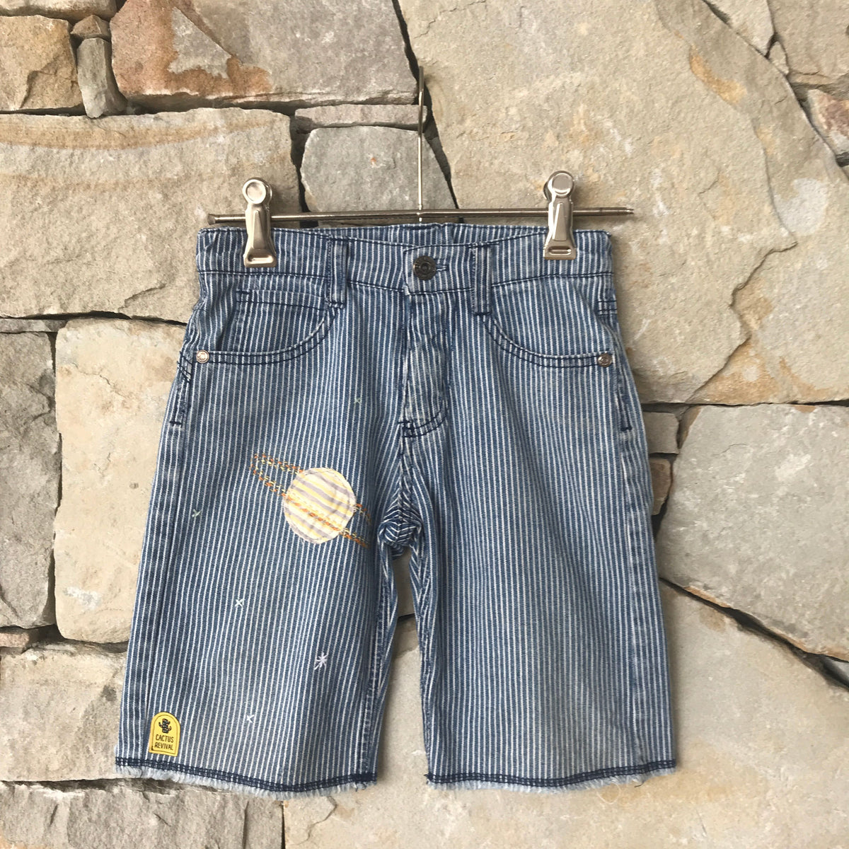 Space denim shorts: Size 6